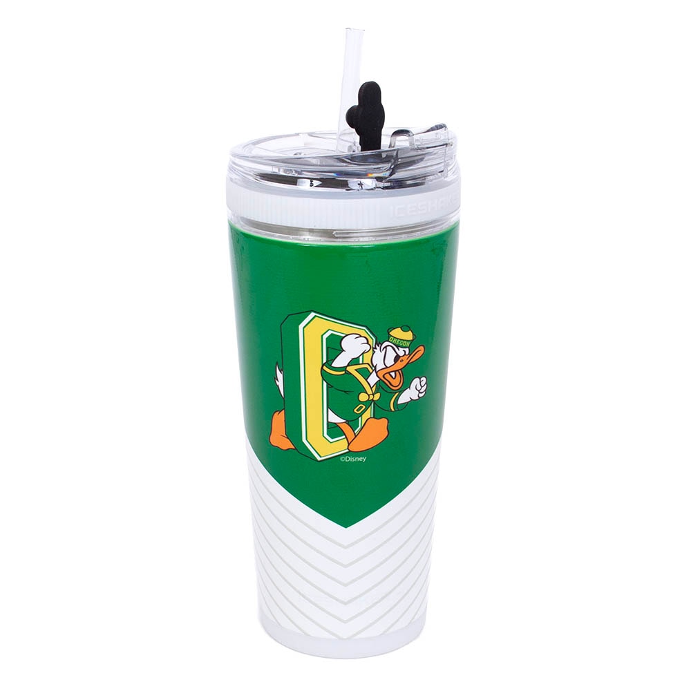 DTO, Wincraft, Green, Water Bottles, Metal, Home & Auto, 26 ounce, 4D flex elements, Ice Shaker, Straw, 961432